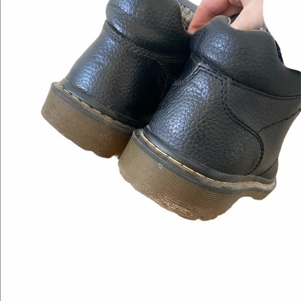 Dr. Martens Harrisfield Black Leather Lace Up Boots - Picture 7 of 12